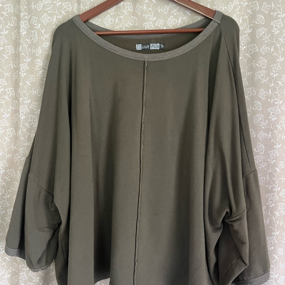 Blue Fish Oversized Top